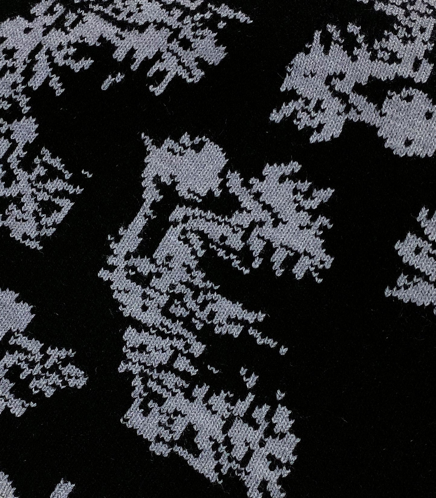 Samor Jacquard Beanie Black